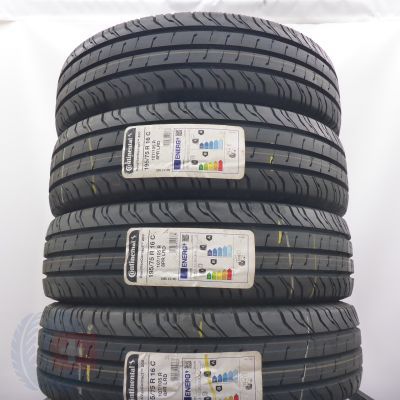 195 75 16C 4x CONTINENTAL 195/75 R16C 107/105R ContiVanContact 200 Sommerreifen 2021 VOLL