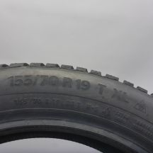 6. 155 70 19 4x CONTINENTAL 155/70 R19 88T XL WinterContact TS 870 Winterreifen 2023 VOLL WIE NEU 