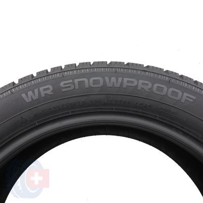 6. 4 x NOKIAN 225/50 R18 99H XLWR SnowProw Winterreifen 2022 5.8-6mm 