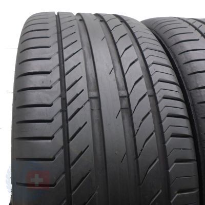 2. 4 x CONTINENTAL 255/45 R19 100V ContiSportContact 5 Seal  Sommerreifen 2017 6.2mm