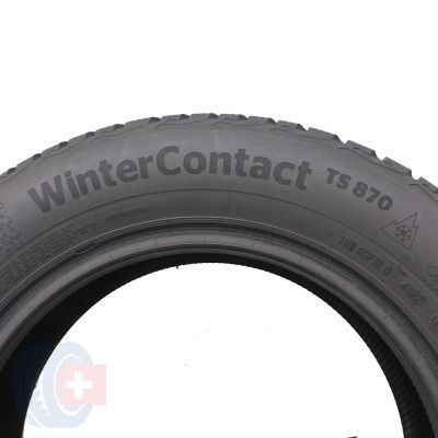 7. 185 65 15 2x CONTINENTAL 88T 185/65 R15 WinterContact TS870 Winterreifen 2022 6,8-7,2mm