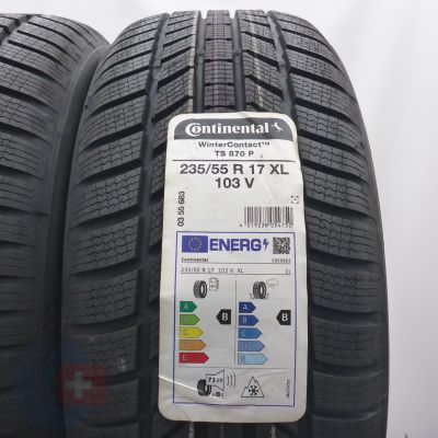 2.  235 55 17 2x CONTINENTAL 235/55 R17 103V XL WinterContact TS 870 P Winterreifen 2022 