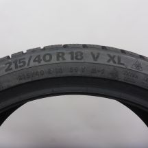 6. 215 40 18 4x CONTINETAL 215/40 R18 89V XL WinterContact TS 870 P Winterreifen 2022  VOLL WIE NEU  