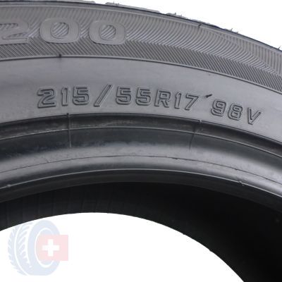 5. 1 x FALKEN  215/55 R17 98V XL Euroall Season AS200 Ganzjahresreifen 2018 VOLL WIE NEU 