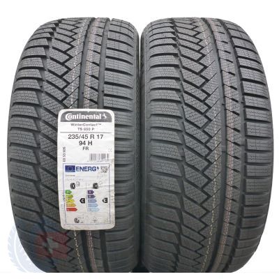 4. 235 45 17 4x CONTINENTAL 235/45 R17 94H WinterContact TS850P Winterreifen 2021 VOLL Wie Neu