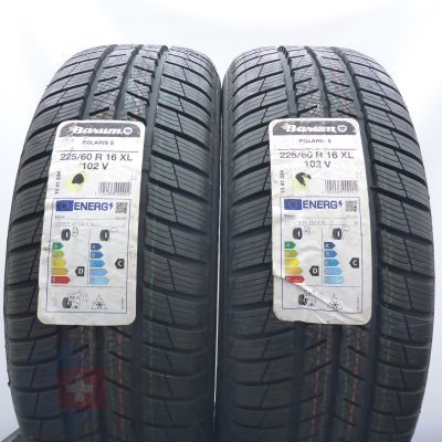 4. 225 60 16 4x BARUM 102V XL Polaris 5 Winterreifen 2024 VOLL WIE NEU   