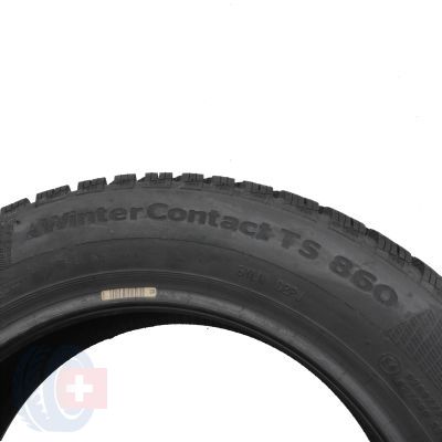 8. 4 x CONTINENTAL 195/55 R15 85H WinterContact TS860 Winterreifen 2018 WIE NEU VOLL