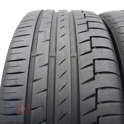 2. 225 45 17 2x CONTINENTAL 225/45 R17 91Y PremiumContact 6 Sommerreifen 6,2mm 2021