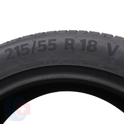 6. 215 55 18 4x CONTINENTAL 215/55 R18 99V XL PremiumContact 6 Sommerreifen 2019 VOL Wie Neu