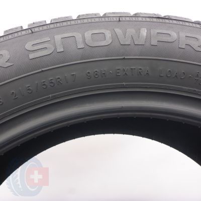 4. 215 55 17 1x NOKIAN 215/55 R17 98H XL WR Snowproof Winterreifen 2021 WIE NEU VOLL