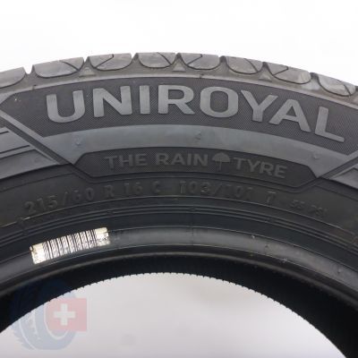 4. 215 60 16C 2x UNIROYAL 215/60 R16C 103/101T RainMax 3 Sommerreifen 2022 VOLL 