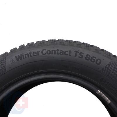 9. 2 x CONTINENTAL 185/65 R15 88T WinterContact TS860 Winterreifen 2017, 2018 7,2mm