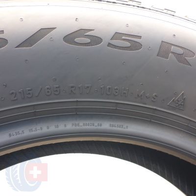 8. 215 65 17 4x PIRELLI 215/65 R17 103H XL Powergy Winter Winterreifen 2025 7,5-7,4mm WIE NEU 
