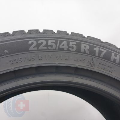 7. 225 45 17 4x SEMPERIT 225/45 R17 91H Speed-Grip 5 Winterreifen 2024 8,8mm WIE NEU 
