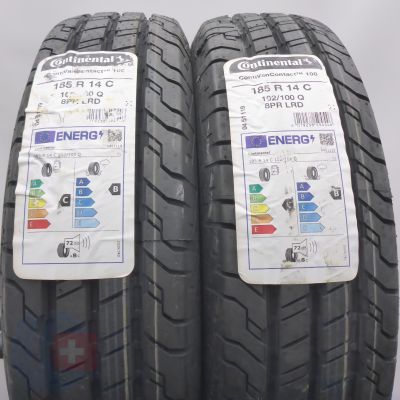 185 80 14C 2x CONTINENTAL 185/80 R14C 102/100Q ContiVanContact 100 Sommerreifen 2022 VOLL  185 80 14C 2x CONTINENTAL 185/80 R14C 102/100Q ContiVanContact 100 Sommerreifen 2022 VOLL