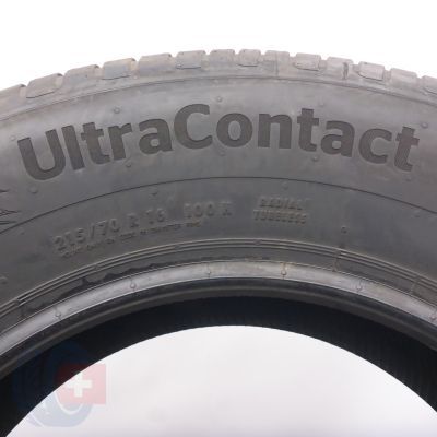 6. 215 70 16 4x CONTINENTAL 215/70 R16 100H UltraContact Sommerreifen 2024 VOLL WIE NEU 