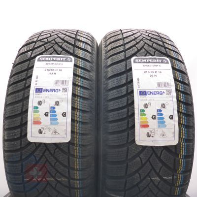 3. 215 55 16 4x SEMPERIT 215/55 R16 93H Speed-Grip 5 Winterreifen 2024 VOLL WIE NEU