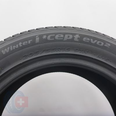 6. 205 55 16 2x HANKOOK 205/55 R16 91H Winter I Cept evo2 W320 Winterreifen 2016, 2017 6,5-7mm 6. 205 55 16 2x HANKOOK 205/55 R16 91H Winter I Cept evo2 W320 Winterreifen 2016, 2017 6,5-7mm