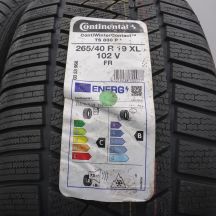 2. 265 40 19 2x CONTINENTAL 265/40 R19 102V ContiWinterContact TS830P BMW Winterreifen 2021 WIE NEU VOLL