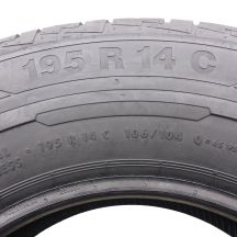 4. 195 80 14C 1x CONTINENTAL 195/80 R14C 106/104Q ContiVanContact 100 Sommerreifen 2023 VOLL Wie Neu