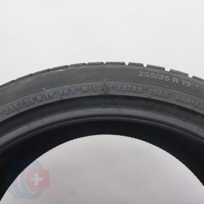 6. 255 35 19  2x CONTINENTAL 255/35 R19 96V XL ContiWinterContact TS830P Winterreifen 2023 WIE NEU VOLL