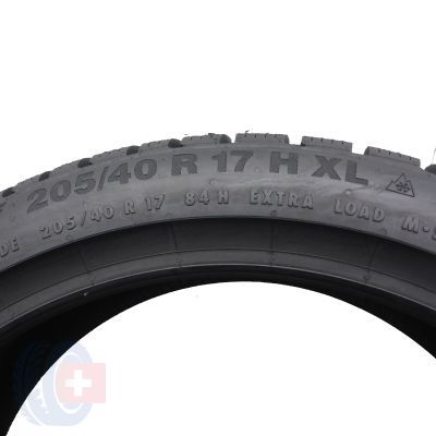 6. 205 40 17 4x CONTINENTAL 205/40 R17 84H XL WinterContact TS850P Winterreifen 2022 WIE NEU VOLL