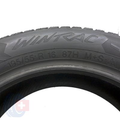 5. 195 55 16 2x VREDESTEIN 195/55 R16 87H Wintrac Winterreifen 2022 VOLL WIE NEU