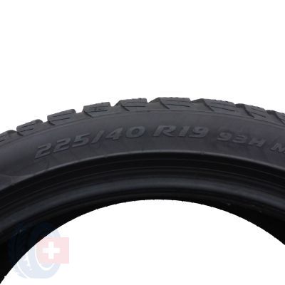 5. 225 40 19 2x PIRELLI 225/40 R19 93H XL Sottozero 3 Winter MO Winterreifen 6-6,5mm 2019