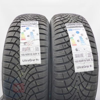 4. 195 60 16 4x GOODYEAR 195/60 R16 93H XL UltraGrip 9+ Winterreifen 2021/22  VOLL  4. 195 60 16 4x GOODYEAR 195/60 R16 93H XL UltraGrip 9+ Winterreifen 2021/22  VOLL