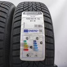 2.  185 50 16 2x CONTINENTAL 185/50 R16 81H WinterContact TS 870 Winterreifen 2022 Ungebraucht   