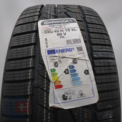  245 40 19 1x CONTINENTAL 245/40 R19  98V XL WinterContact TS 860 S Winterreifen 2022 Ungebraucht  