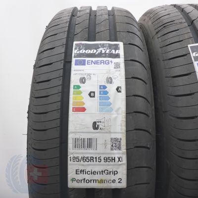 2. 195 65 15 2x GOODYEAR 195/65 R15 95H XL EfficientGrip Performance 2 Sommerreifen 2025 VOLL WIE NEU  