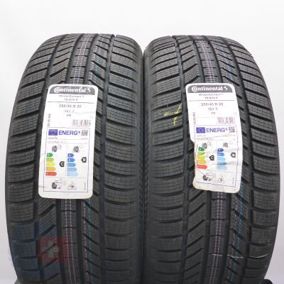 3. 255 45 20 4x CONTINENTAL 255/45 R20 101T WinterContact TS 870 P Winterreifen 2024 VOLL WIE NEU 