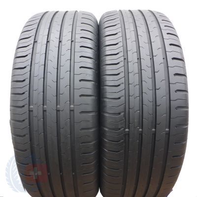 2 x CONTINENTAL 205/55 R16 91V ContiEcoContact 5 Sommerreifen 2019 6.3-6.5mm