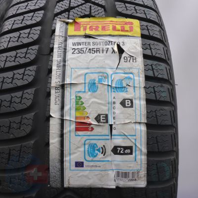 4. 235 45 17 4x PIRELLI 235/45 R17 97H XL Winter Sottozero 3 Winterreifen 2013 UNGEBRAUCHT 4. 235 45 17 4x PIRELLI 235/45 R17 97H XL Winter Sottozero 3 Winterreifen 2013 UNGEBRAUCHT