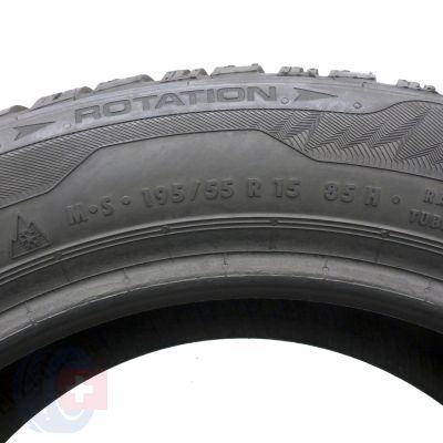 6. 195 55 15 4x UNIROYAL 195/55 R15 85H MS plus 77 Winterreifen 2014/2017 Ungebraucht  