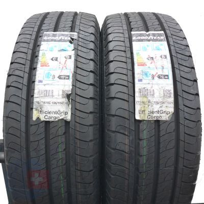  215 65 16C 2x GOODYEAR 215/65 R16C 106/104T EfficientGripCargo Sommerreifren 2020 Ungebraucht  