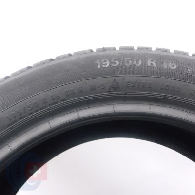 5. 195 50 16 2x CONTINENTAL195/50 R16 88H XL ContiWinterContact TS  830P A0 Winterreifen 2019 VOLL WIE NEU 