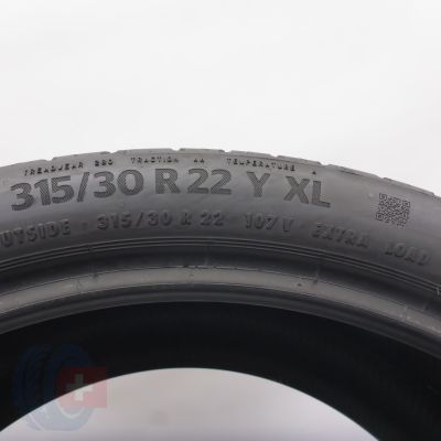 7.  315 30 22 2x CONTINENTAL 315/30 R22 107Y XL EcoContact 6 BMW Sommerreifen 2019 5mm