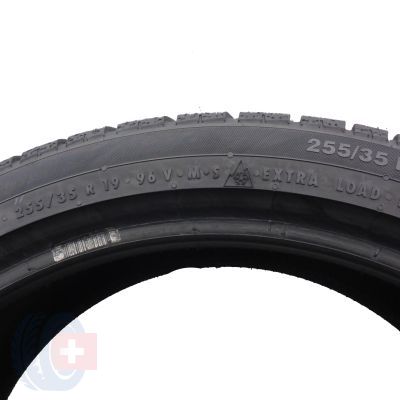 6.  255 35 19 2x CONTINENTAL 96V XL ContiWinterContact TS 830 P Winterreifen 2018 7mm