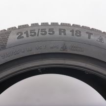 7. 215 55 18 4x CONTINENTAL 215/55 R18 95T WinterContact TS 850 P SEAL Winterreifen 2021 VOLL WIE NEU 