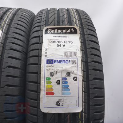 2. 205 65 15 2x CONTINENTAL 205/65 R15 94V UltraContact Sommerreifen 2023 Ungebraucht  