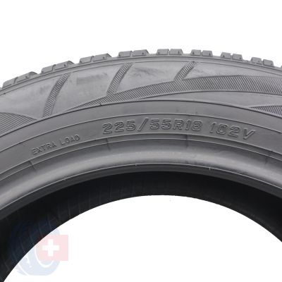 5. 225 55 18 4x FALKEN 225/55 R18 102V XL Eurowinter HS01 SUV Winterreifen 2018, 2019 7-7,5mm 