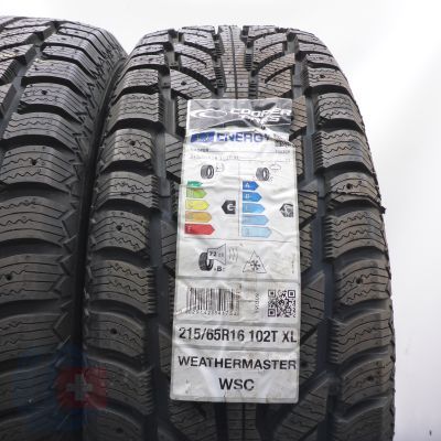 3.  215 65 16 2x COOPER  215/65 R16 102T XL WeatherMaster WSC Winterreifen 2022 Ungebraucht  