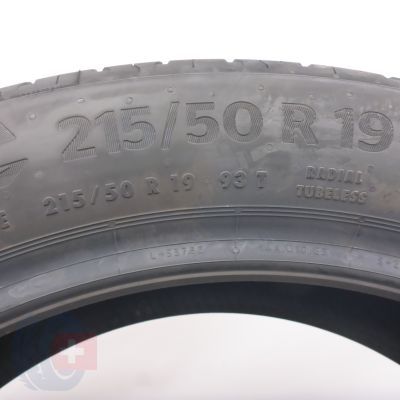 6. 215 50 19 2x CONTINENTAL 215/50 R19 93T EcoContact 6 SEAL Sommerreifen 2023 VOLL WIE NEU 