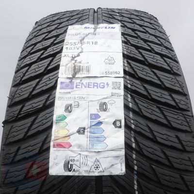 255 45 18 1x MICHELIN 255/45 R18 103V XL Pilot Alpin 5 Winterreifen 2022 VOLL WIE NEU 