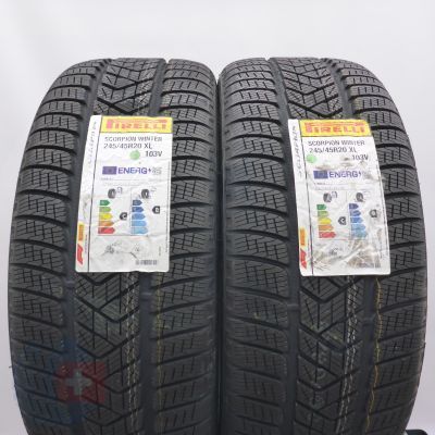 245 45 20 2x PIRELLI 245/45 R20 103V XL Scorpion Winter Winterreifen 2022 WIE NEU VOLL