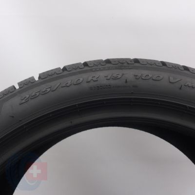 7. 255 40 19 4x PIRELLI 255/40 R19 100V MO Sottozero Winter240 MO Winterreifen 2018 UNGEBNRAUCHT
