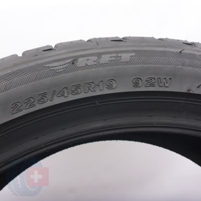 4. 225 45 19 1x BRIDGESTONE 225/45 R19  92W Potenza S001 RFT BMW Sommerreifen 2018 VOLL Ungebraucht   