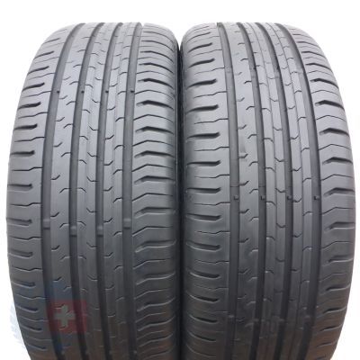 4. 4 x CONTINENTAL 195/55 R15 85V ContiEcoContact 5 Sommerreifen 2017/19  6,3-6,8mm